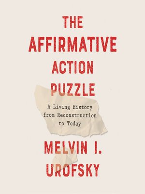 cover image of The Affirmative Action Puzzle